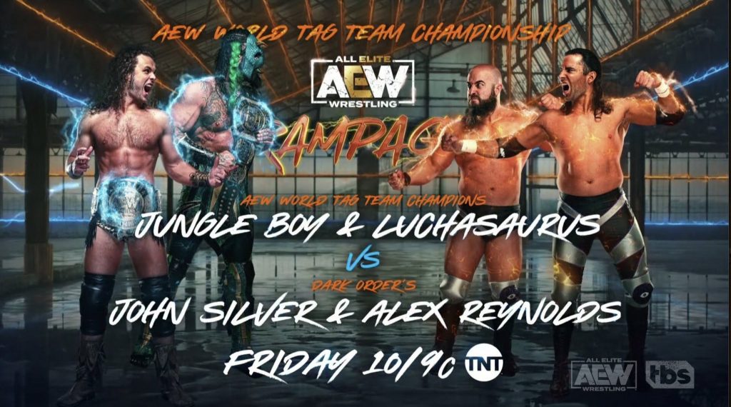 AEW World Tag Titles on the line and more for 1/14 AEW Rampage