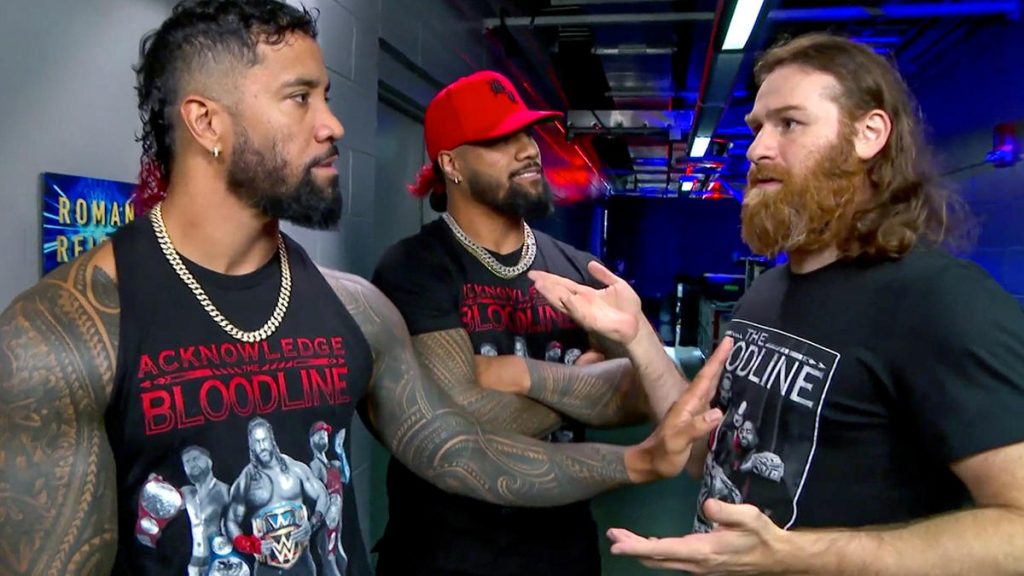 Sami Zayn Opens Up About His Behind The Scenes Relationship With The Usos Sami Zayn & The Usos - Photo Credit - World Wrestling Entertainment (WWE)