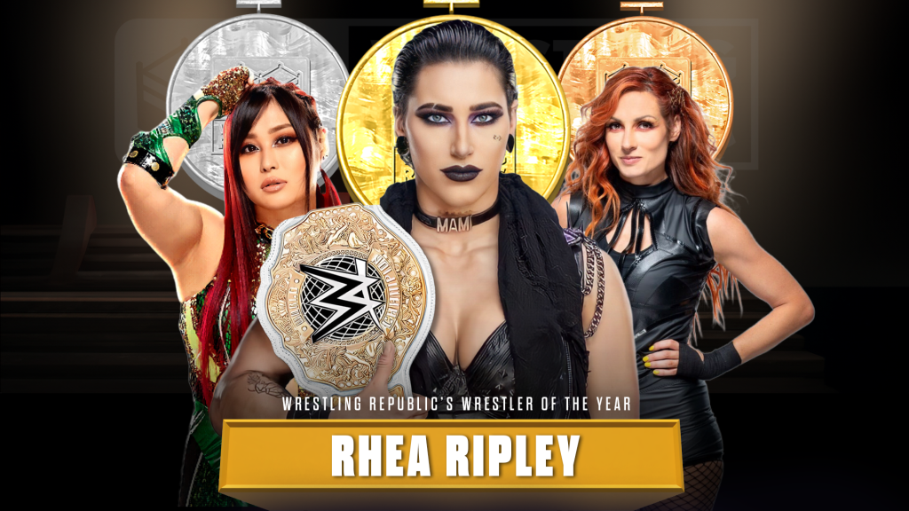 Rhea Ripley Wins Wrestling Republic’s Women’s Wrestler Of The Year Award Rhea Ripley Wins Wrestling Republic's Women's Wrestler Of The Year Award